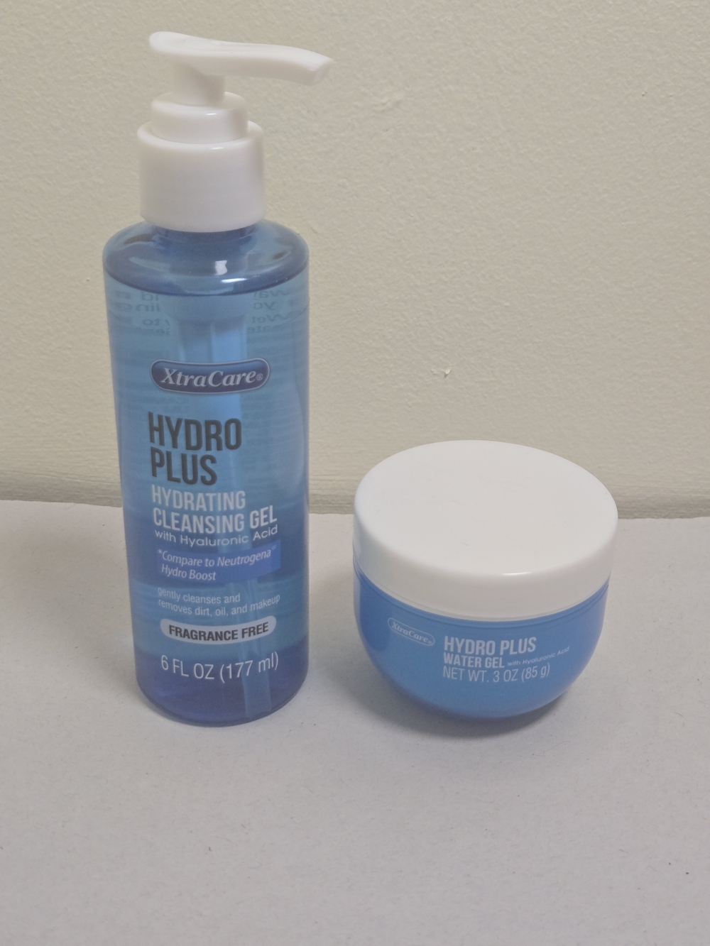 Hydro Plus Hydrating Cleansing Gel & Water Gel - Blue